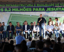 Piana Inaugura Obras De Pavimentação, Praças E Anuncia Novos Investimentos Para Jesuítas Jesuitas