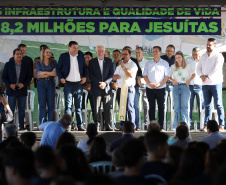 Piana Inaugura Obras De Pavimentação, Praças E Anuncia Novos Investimentos Para Jesuítas Jesuitas