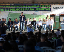 Piana Inaugura Obras De Pavimentação, Praças E Anuncia Novos Investimentos Para Jesuítas Jesuitas