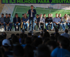Piana Inaugura Obras De Pavimentação, Praças E Anuncia Novos Investimentos Para Jesuítas Jesuitas