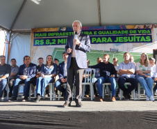 Piana Inaugura Obras De Pavimentação, Praças E Anuncia Novos Investimentos Para Jesuítas Jesuitas