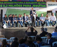 Piana Inaugura Obras De Pavimentação, Praças E Anuncia Novos Investimentos Para Jesuítas Jesuitas