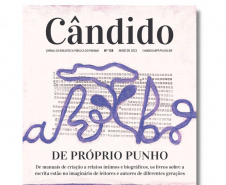Jornal Cândido de maio discute a literatura sobre livros e a escrita