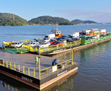 Investimento de R$ 131 milhões vai manter ferry boat durante obra da Ponte de Guaratuba