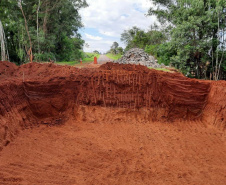 PR-492 em Tamborara Em menos de 30 dias, governo reabre rodovia estadual de Tamboara 