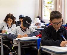 Alunos de Robótica se destacam na primeira Prova Paraná de 2023, com quase 70% de acertos no ensino médio