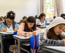 Alunos de Robótica se destacam na primeira Prova Paraná de 2023, com quase 70% de acertos no ensino médio