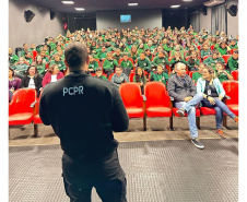 PCPR realiza palestras para mais de 2 mil pessoas sobre crimes virtuais e polícia judiciária nos últimos 15 dias