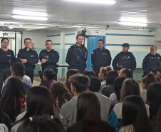 PPPR aplica projeto preventivo contra o crime e a violência em escolas estaduais de Laranjeiras do Sul