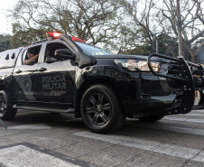 Policiamento reforçado garante segurança durante jogo de futebol em Curitiba
