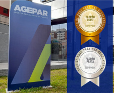 Agepar recebe certificações ouro e prata do governo federal
