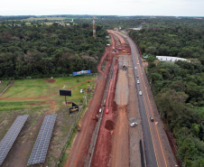 Rodovia das Cataratas terá bloqueio de tráfego na segunda para transporte de grandes vigas