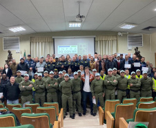 Agentes de trânsito DER 158 agentes de trânsito recebem certificação para fiscalizarem rodovias estaduais 