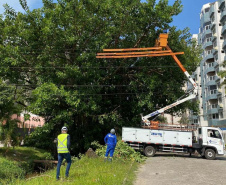 Canal da Avenida Paraná é peça-chave nos processos de macro e microdrenagem que estão sendo instalados em Matinhos, e integra a obra de revitalização da orla da cidade. 