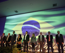 18ª edição, o Festival das Cataratas promoveu, na noite desta quarta-feira (31), no Hotel Recanto Cataratas, a solenidade de abertura do evento. Contou com a participação do governador do Paraná, Carlos Massa Ratinho Junior, Daniela Carneiro, ministra de Turismo do Brasil, e Sofía de Montiel de Afara, ministra do Turismo do Paraguai.