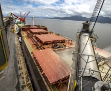 Corredor Leste de Exportação do Porto de Paranaguá embarca maior volume mensal já registrado