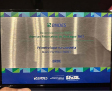   BRDE é premiado como maior operador em linhas de crédito do BNDES