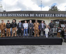 BPRONE recebe 38 novas viaturas durante solenidade de aniversário