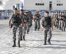 BPRONE recebe 38 novas viaturas durante solenidade de aniversário