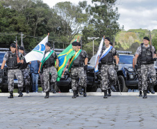 BPRONE recebe 38 novas viaturas durante solenidade de aniversário