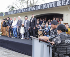 BPRONE recebe 38 novas viaturas durante solenidade de aniversário