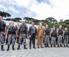 BPRONE recebe 38 novas viaturas durante solenidade de aniversário
