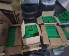 Polícia Militar apreende mais de setecentos quilos de maconha em Curitiba