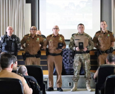 Oficiais da Polícia Militar realizam o 1º Curso de Gestão Estratégica de Policiamento de CHOQUE