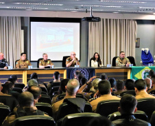 Oficiais da Polícia Militar realizam o 1º Curso de Gestão Estratégica de Policiamento de CHOQUE