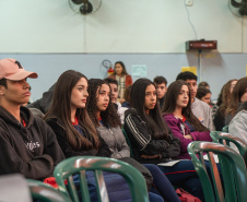 Seed-PR promove ação de conscientização sobre o racismo no Colégio Estadual Professor Lysímaco Ferreira da Costa