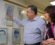 A ministra da Saúde, Nísia Trindade, visitou as instalações da Secretaria de Estado da Saúde (Sesa) nível central nesta terça-feira (25)