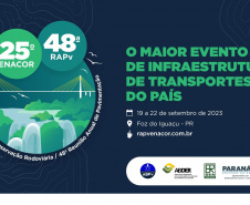 Abertura Enacor/RAPv Começam inscrições para o maior evento de infraestrutura de transportes do país 