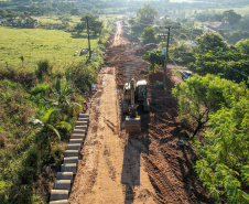 Obras no município de Jacarezinho