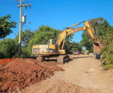 Obras no município de Jacarezinho