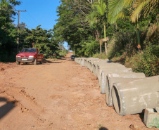 Obras no município de Jacarezinho