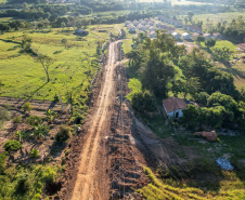 Obras no município de Jacarezinho