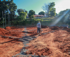 Obras no município de Jacarezinho