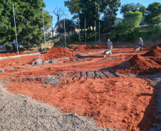 Obras no município de Jacarezinho