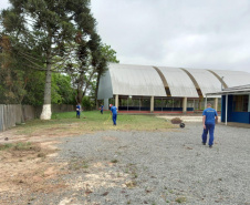  	Programa que emprega mão de obra de presos na manutenção de escolas recebe reforço no Sudeste