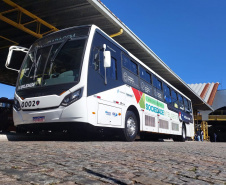 Ônibus GNV em Ponta Grossa