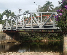 Bloqueios em ponte de Porto de Cima, distrito de Morretes, são adiados devido às chuvas 