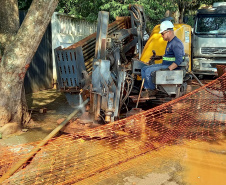   Sanepar investe cerca de R$ 5 milhões na troca de antigas tubulações de água 