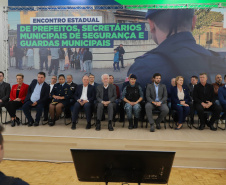 Governador em exercício Darci Piana participa do Encontro Estadual de Prefeitos, Secretários Municipais de Segurança e Guardas Municipais  - 