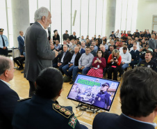 Governador em exercício Darci Piana participa do Encontro Estadual de Prefeitos, Secretários Municipais de Segurança e Guardas Municipais  - 