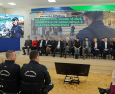 Governador em exercício Darci Piana participa do Encontro Estadual de Prefeitos, Secretários Municipais de Segurança e Guardas Municipais  - 