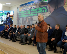 Governador em exercício Darci Piana participa do Encontro Estadual de Prefeitos, Secretários Municipais de Segurança e Guardas Municipais  - 