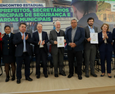 Governador em exercício Darci Piana participa do Encontro Estadual de Prefeitos, Secretários Municipais de Segurança e Guardas Municipais  - 