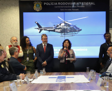 Vice Governador Darci Piana participa  de encontro com os parceiros envolvidos na retomada do Serviço Aeromédico da PRF no Paraná - Foto: Ari Dias/AEN
