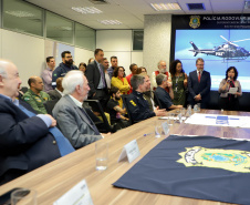 Vice Governador Darci Piana participa  de encontro com os parceiros envolvidos na retomada do Serviço Aeromédico da PRF no Paraná - Foto: Ari Dias/AEN