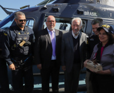 Vice Governador Darci Piana participa  de encontro com os parceiros envolvidos na retomada do Serviço Aeromédico da PRF no Paraná - Foto: Ari Dias/AEN